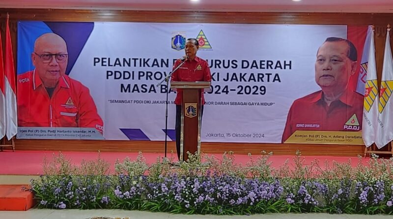 Pengurus PDDI Jakarta 2024-2029 dilantik Komjen Pol. (Purn) H. Adang Dorodjatun: Jadikan Donor Darah Sebagai Lifestyle