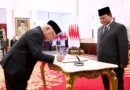 Presiden Prabowo Subianto Lantik Basuki Hadimuljono sebagai Kepala OIKN