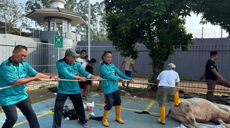 Lapas Perempuan Tangerang Gelar Sholat Ied dan Pemotongan Hewan Kurban