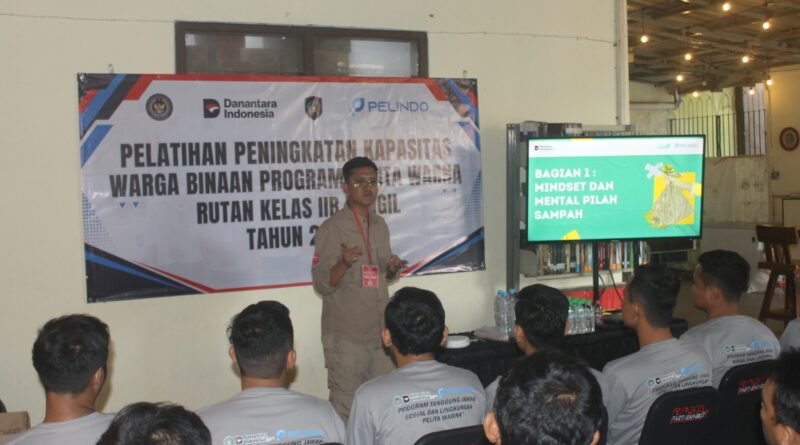 Daur Ulang, Rutan Bangil Gelar Pelatihan Pengolahan Sampah Plastik Bersama Pelindo