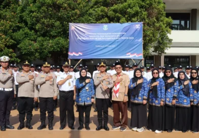 Kapolres Pandeglang Pimpin Upacara Pembukaan Pelatihan Peningkatan Kemampuan Anggota Pam Swakarsa Gelombang I