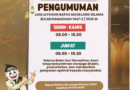 Pengumuman Jam Layanan Bapas Magelang Selama Ramadhan 1447 H / 2026 M