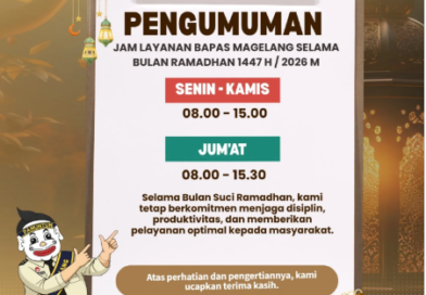 Pengumuman Jam Layanan Bapas Magelang Selama Ramadhan 1447 H / 2026 M