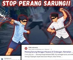 Dari Candaan Berujung Kekerasan, Bapas Magelang Serukan Stop Perang Sarung Dari Candaan Berujung Kekerasan, Bapas Magelang Serukan Stop Perang Sarung