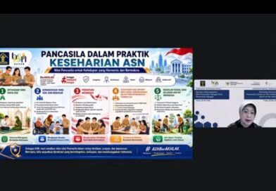 Malam Penuh Semangat Pancasila, Pegawai Bapas Magelang Ikuti Webinar Internasional hingga Larut