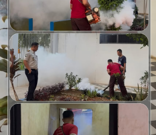 Lapas Serang Lakukan Fogging Menyeluruh Area Lapas Lapas Serang Lakukan Fogging Menyeluruh Area Lapas