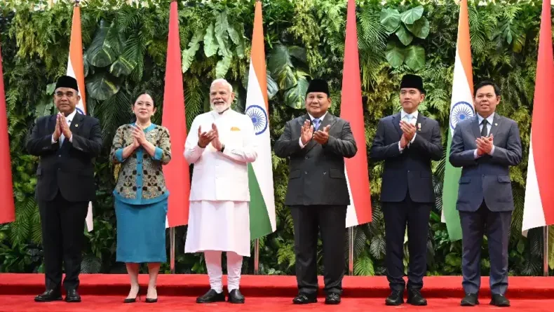 Dampingi Presiden, Wapres Hadiri Pidato PM India di Hadapan Anggota DPR dan MPR RI