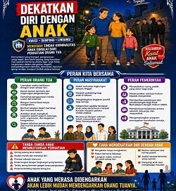 Dekatkan Diri Dengan Anak, Cegah Tindak Kriminalitas Sejak Dini Dekatkan Diri Dengan Anak, Cegah Tindak Kriminalitas Sejak Dini