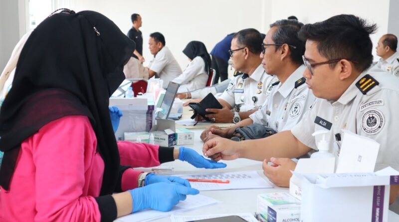 Jaga Kebugaran Petugas, Lapas Kelas I Tangerang Gelar Cek Kesehatan Gratis dan Skrining TB Lanjutan