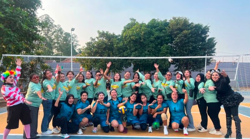 Penuh Antusiasme, Warga Binaan Lapas Perempuan Tangerang Berlaga di Final Lomba Voli