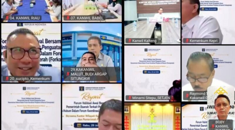 Kemenkum Malut Dukung Penguatan Peran Kementerian Hukum dalam Forkopimda Kemenkum Malut Dukung Penguatan Peran Kementerian Hukum dalam Forkopimda