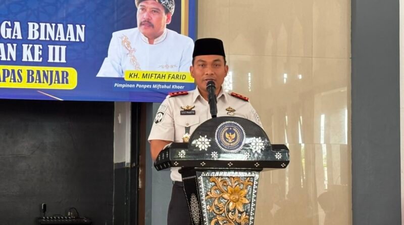 Lapas Banjar Peringati Maulid Nabi Muhammad SAW 1448 H dan Buka Pesantren Warga Binaan Angkatan III Lapas Banjar Peringati Maulid Nabi Muhammad SAW 1448 H dan Buka Pesantren Warga Binaan Angkatan III
