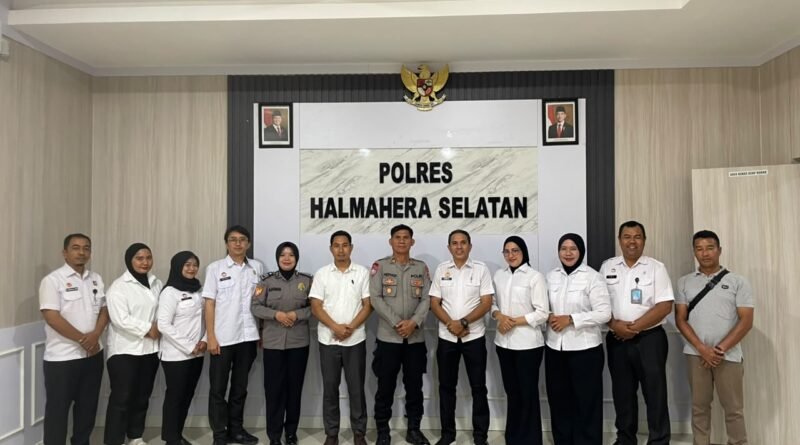 Kemenkum Malut Koordinasi dengan Polres Halsel, Petakan Potensi Pelanggaran KI Kemenkum Malut Koordinasi dengan Polres Halsel, Petakan Potensi Pelanggaran KI