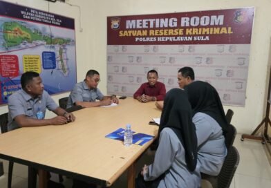 Kemenkum Malut Koordinasi dengan Polres Kepulauan Sula, Petakan Potensi Pelanggaran KI Kemenkum Malut Koordinasi dengan Polres Kepulauan Sula, Petakan Potensi Pelanggaran KI