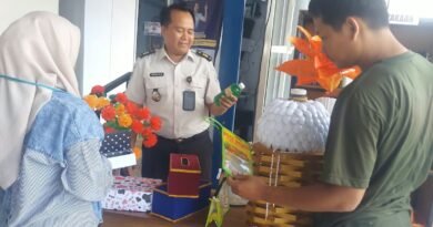 Hasil kerajinan saman jateng di lapas magelang diminati oleh konsumen